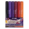 Marker akrylowy Strigo z końcówką Brush w trójkątnej obudowie w 6 kolorach zestaw 7