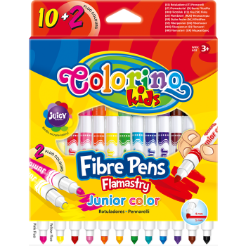 Flamastry Junior 12 kolorów