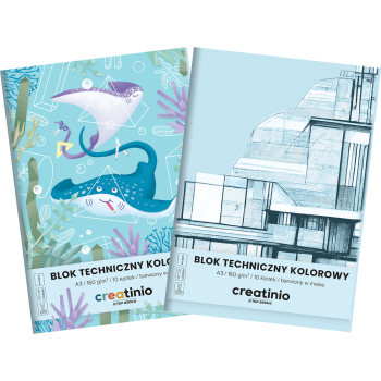BLOK TECHNICZNY CREATINIO A3/10K KOLOROWY