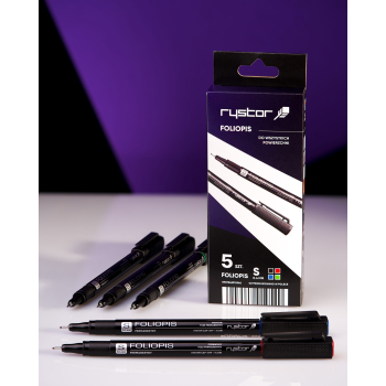 FOLIOPIS PERMANENTNY  RYSTOR S ZESTAW 5 SZTUK