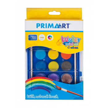 Farby akwarelowe 18 kolorów z pędzelkiem PRIMA ART