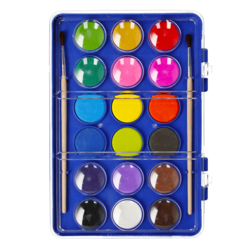 Farby akwarelowe 18 kolorów z pędzelkiem PRIMA ART