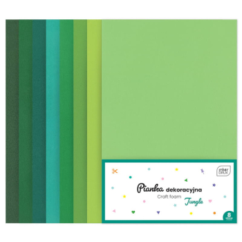 Pianka dekoracyjna 8szt. JUNGLE