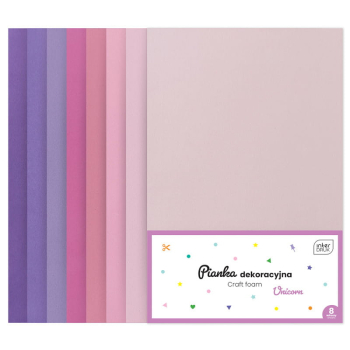 Pianka dekoracyjna 8szt. UNICORN