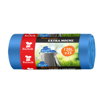 Worki sanitarne extramocne LDPE niebieskie 120 l