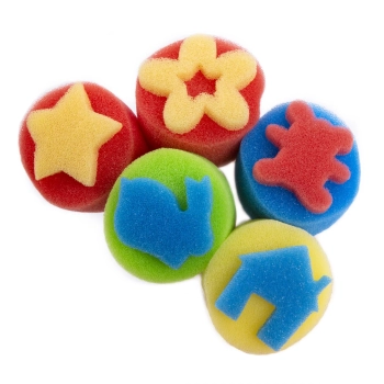 Zestaw farb i stempli A 11 elementów KIDEA