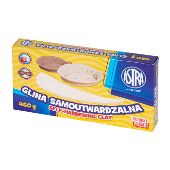 Glina samoutwardzalna Astra 460 g biała