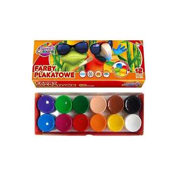 Farby plakatowe OTOCKI 12 kolorów