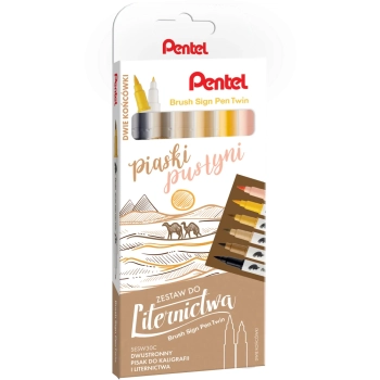 Zestaw do liternictwa Brush Sign Pen Twin Mglisty poranek