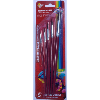 Pędzle zestaw 5 szt.